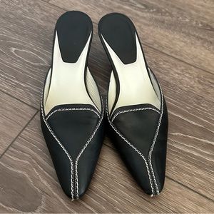Tods black mules